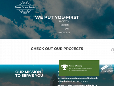 piedmontelectricalservices.com snapshot