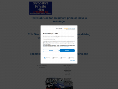 shropshire-private-hire.co.uk snapshot