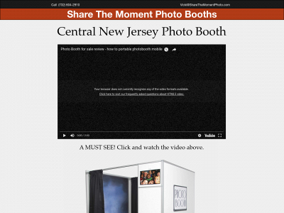 sharethemomentphotobooths.com snapshot