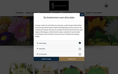 blomsterkurven.dk snapshot