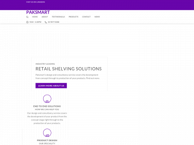 paksmartinternational.com.au snapshot