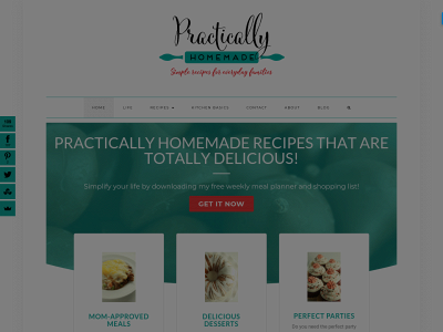 practicallyhomemade.com snapshot