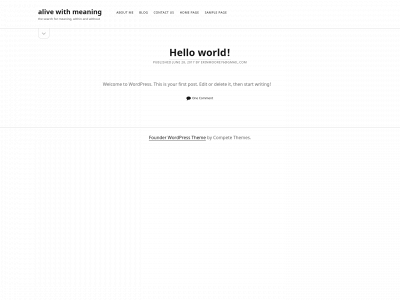 alivewithmeaning.com snapshot