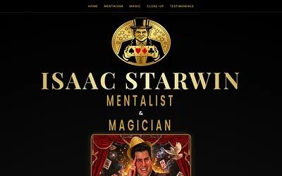 isaacstarwin.com snapshot