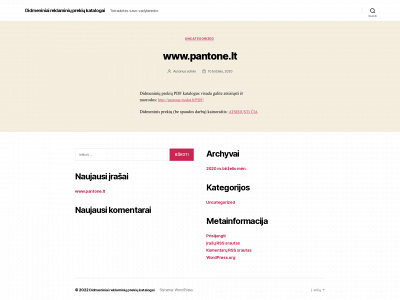 pantone.lt snapshot