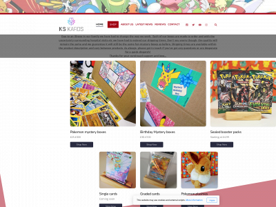 kskards.co.uk snapshot