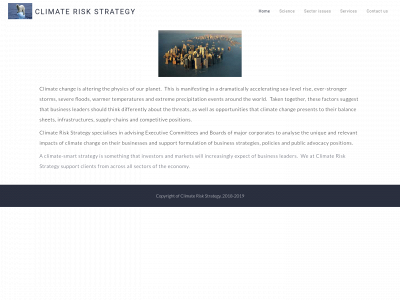climateriskstrategy.com snapshot