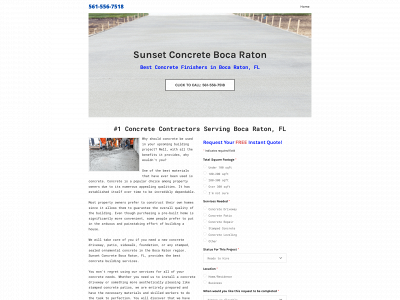 www.concretebocaraton.com snapshot