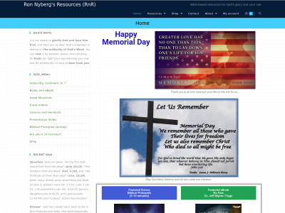 ronnyberg.org snapshot
