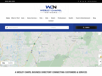wesleychapelnetwork.com snapshot