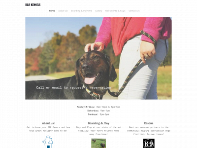 bandrkennels.com snapshot