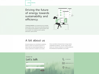 senergyindustries.co.uk snapshot