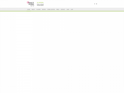 keepitsimplesyrup.com snapshot