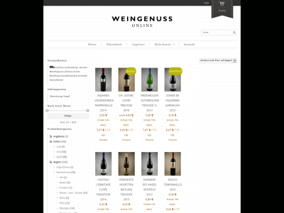 weingenuss-online.de snapshot