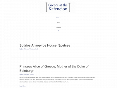 greeceatthekafeneion.com snapshot