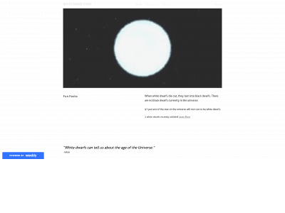 whitedwarf8thgrade.weebly.com snapshot