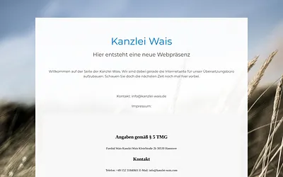 kanzlei-wais.com snapshot