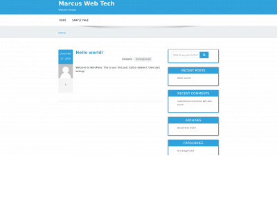 marcuswebtech.com snapshot