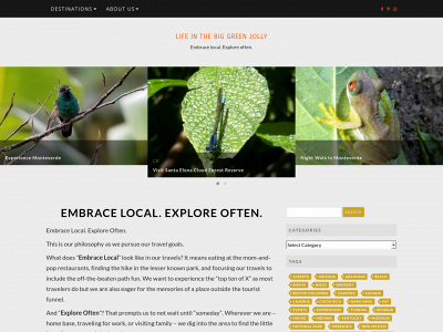 lifeinthebiggreenjolly.com snapshot