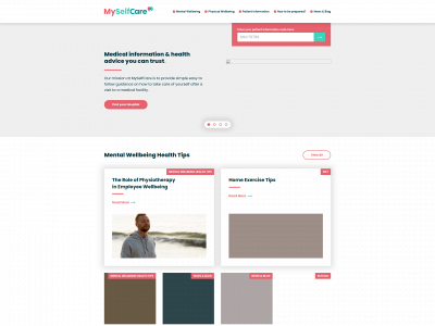 myselfcare.info snapshot