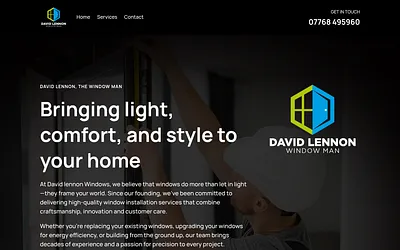 davidlennonwindowman.co.uk snapshot