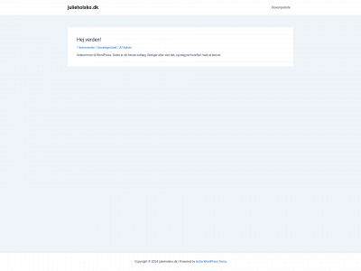 julieholsko.dk snapshot