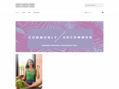 commonly-uncommontees.com snapshot