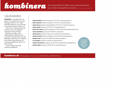 kombinera.se snapshot