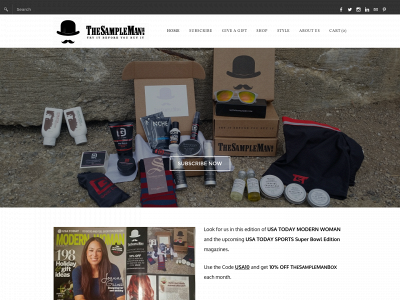 www.thesampleman.com snapshot