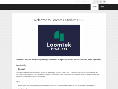 loomtekproducts.com snapshot