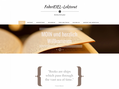 federkiel-lektorat.de snapshot