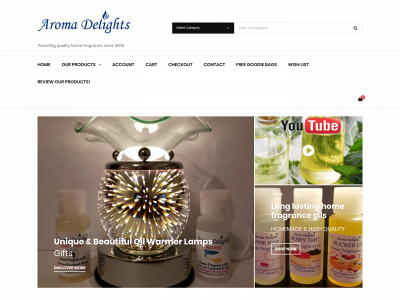 aromadelightsonline.com snapshot