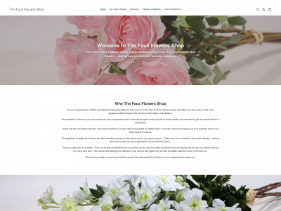 thefauxflowersshop.com snapshot