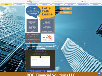 www.rocfinancialsolutions.com snapshot