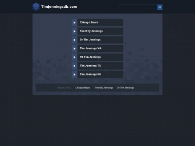 timjenningsdb.com snapshot