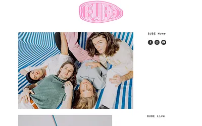 bubeband.com snapshot
