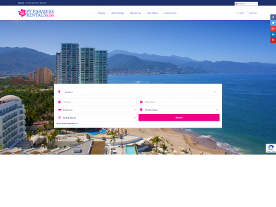 pvparadiserentals.com snapshot