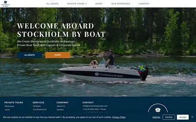 stockholmbyboat.com snapshot
