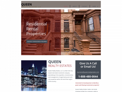 queenrealtyestates.com snapshot