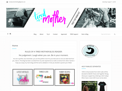 tiredasamother.net snapshot
