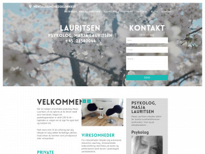 mentalesundhedsklinikker.dk snapshot