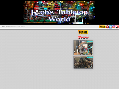 robstabletopworld.com snapshot