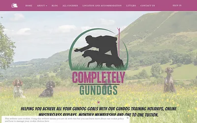 completelygundogs.co.uk snapshot
