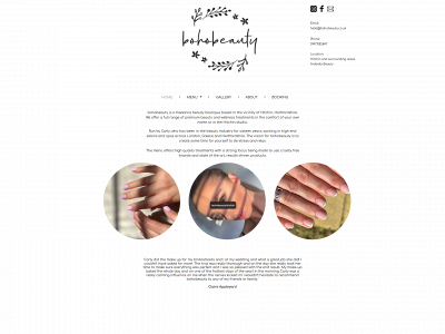 bohobeauty.co.uk snapshot