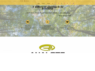 analote.lt snapshot