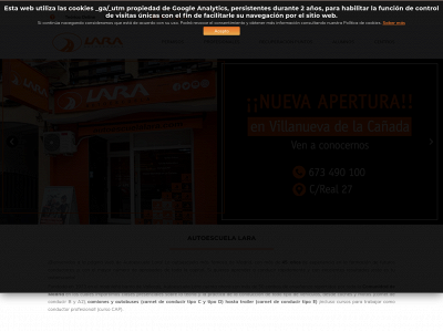www.autoescuelalara.com snapshot