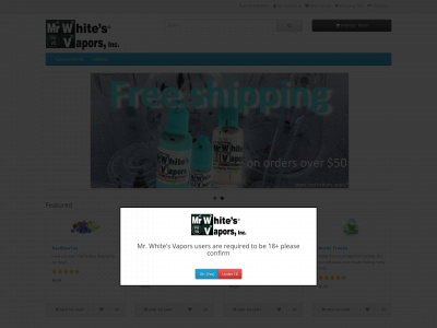 mrwhitesvapors.com snapshot