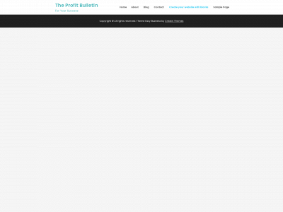 theprofitbulletin.com snapshot