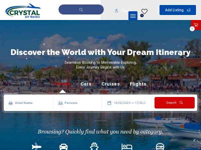 www.crystaljoytravels.com snapshot