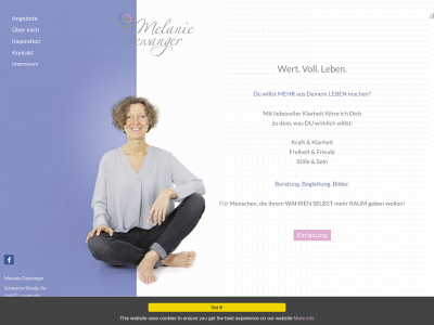 melanie-dewanger.de snapshot